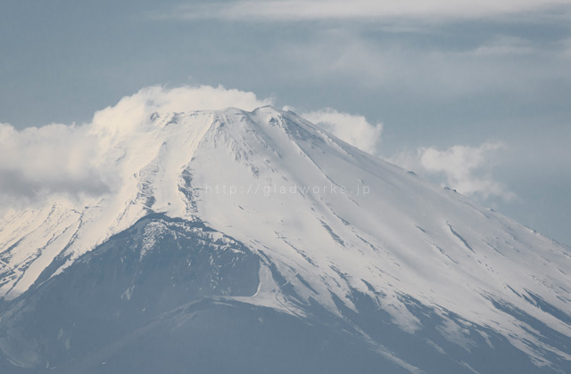 富士山頂アップ