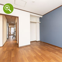 リフォーム済住宅洋室と廊下撮影実例