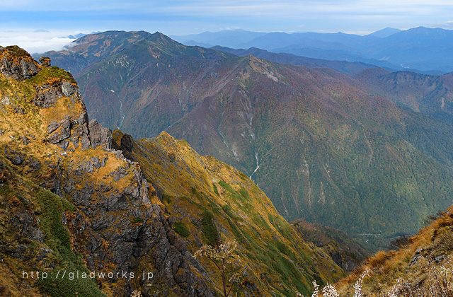 谷川岳登山コースからの眺望画像